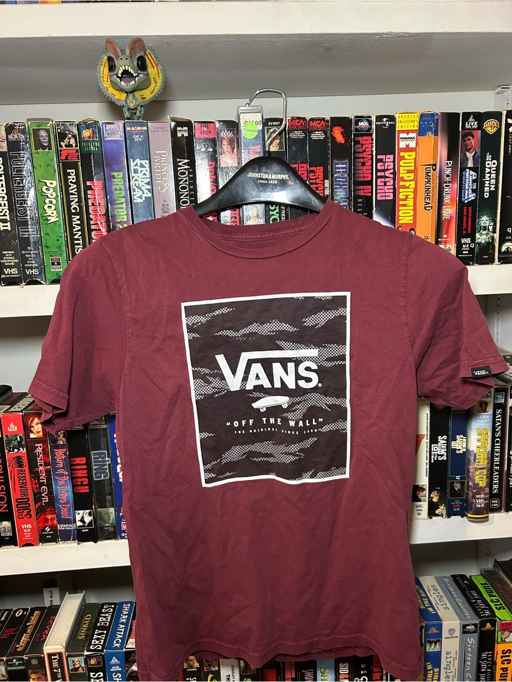 Vans Maroon Graphic Short Sleeve Tee